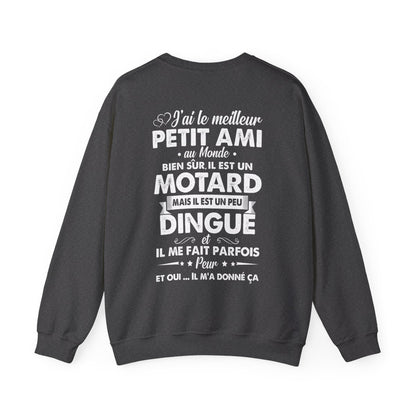 J'ai le meilleur petit ami au monde, il est un motard mais il est un peu dingué et il me fait parfois peur