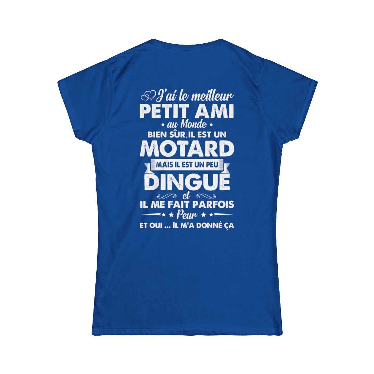 J'ai le meilleur petit ami au monde, il est un motard mais il est un peu dingué et il me fait parfois peur