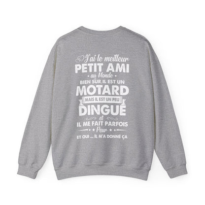 J'ai le meilleur petit ami au monde, il est un motard mais il est un peu dingué et il me fait parfois peur