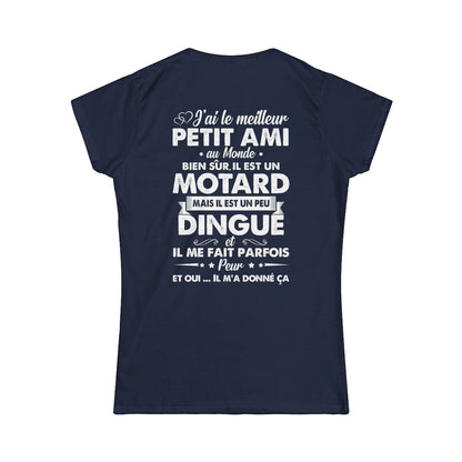 J'ai le meilleur petit ami au monde, il est un motard mais il est un peu dingué et il me fait parfois peur