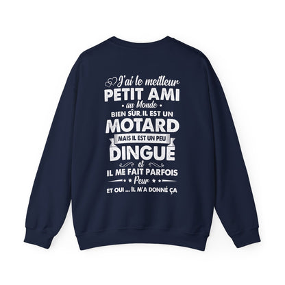 J'ai le meilleur petit ami au monde, il est un motard mais il est un peu dingué et il me fait parfois peur