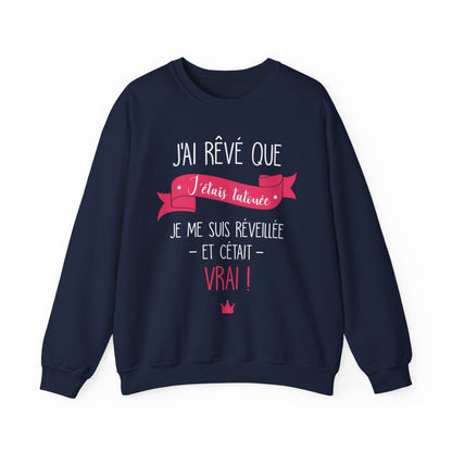 J'ai rêvé que j'étais tatouée je me suis réveillée et cétait vrai