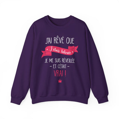 J'ai rêvé que j'étais tatouée je me suis réveillée et cétait vrai
