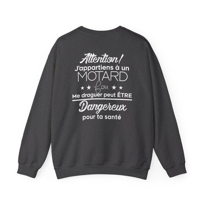 J'appartiens à un motard fou me draguer peut être dangereux pour ta santé
