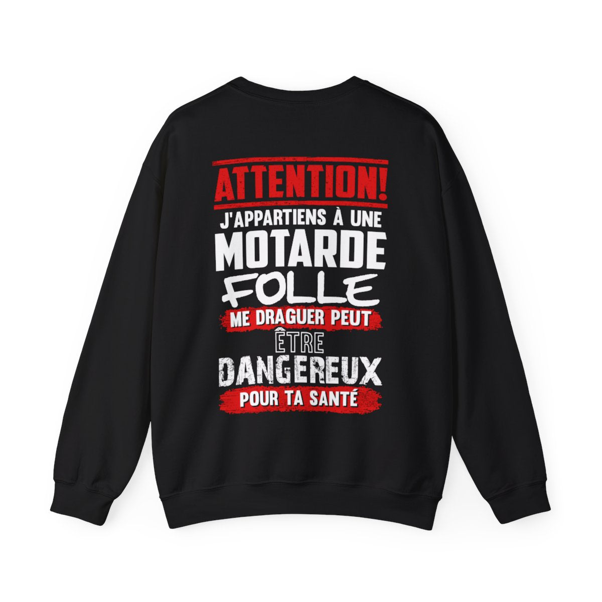 J’appartiens à une motarde folle me draguer peut être dangereux pour ta santé