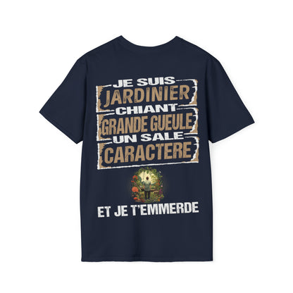 Jardinier, chiant, grande gueule, un sale caractère