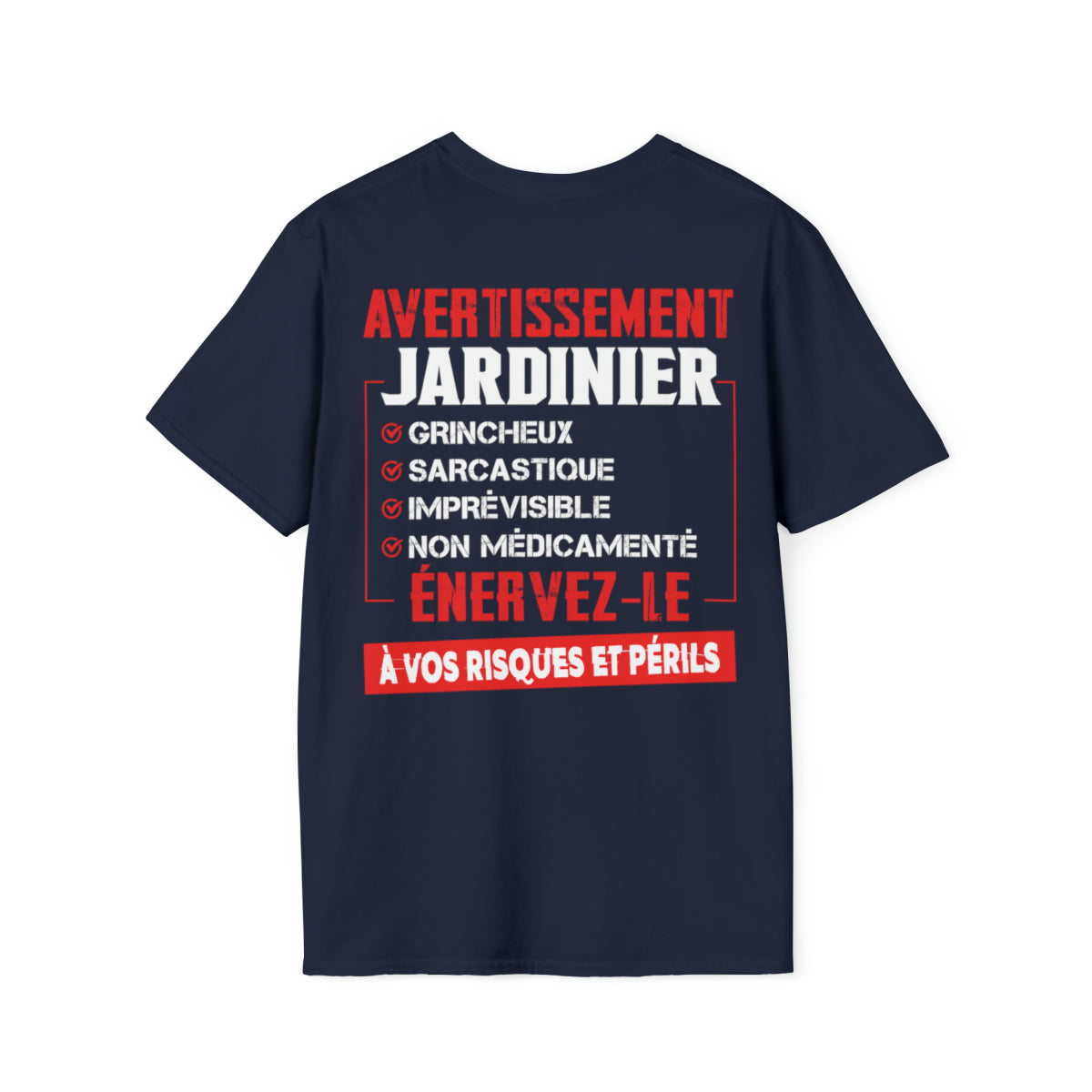 Jardinier, grincheux, sarcastique, imprévisible, non médicamenté