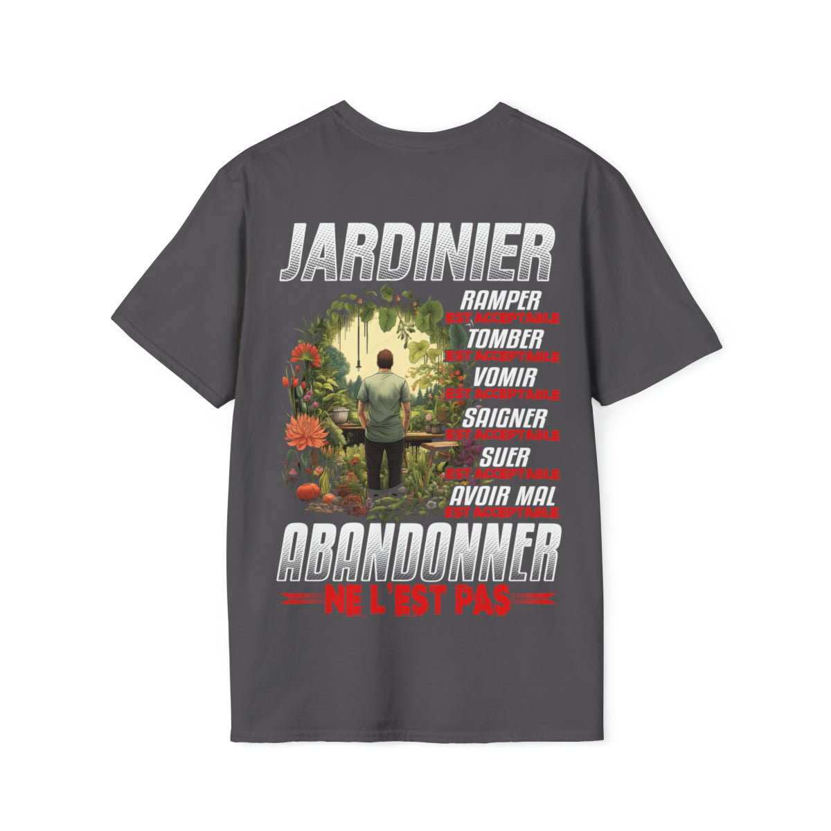 Jardinier, ramper, tomber, vomir, saigner est acceptable