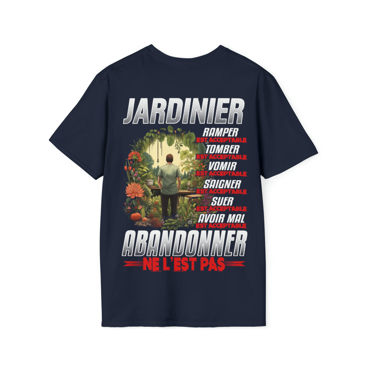 Jardinier, ramper, tomber, vomir, saigner est acceptable