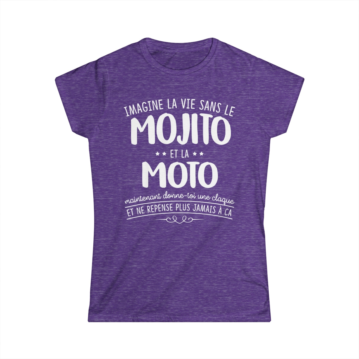 Je l'aime forte rapide et bruyante... je suis une motarde