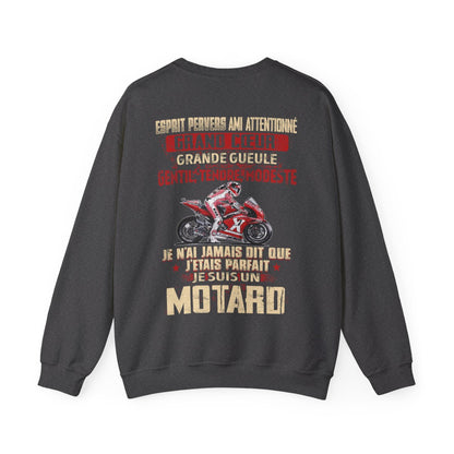 Je n'ai jamais dit que j'étais parfait je suis motard