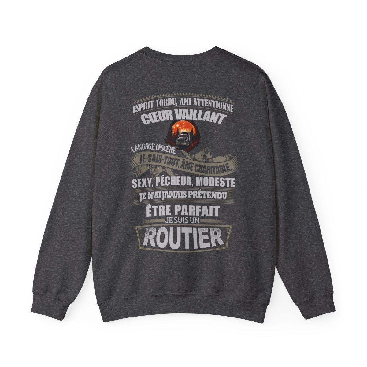 Je n'ai jamais prétendu être parfait, je suis un Routier