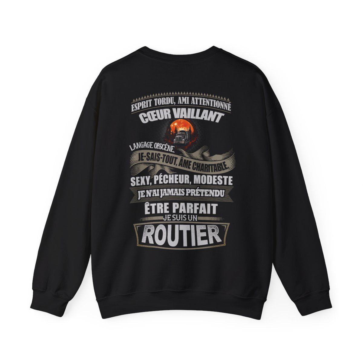 Je n'ai jamais prétendu être parfait, je suis un Routier