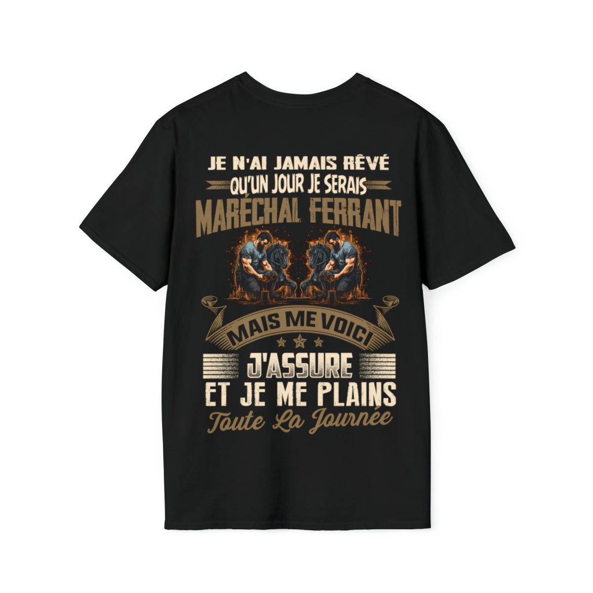 Je n'ai jamais rêvé qu'un jour je serais Maréchal ferrant