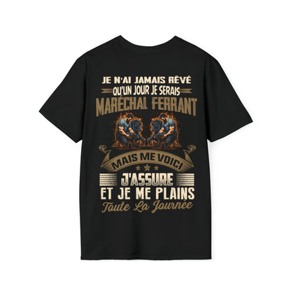 Je n'ai jamais rêvé qu'un jour je serais Maréchal ferrant