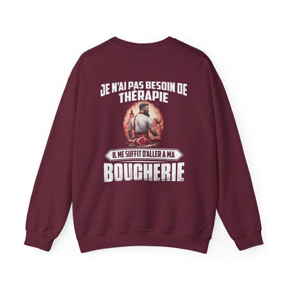 Je n'ai pas besoin de thérapie, il me suffit d'aller à ma boucherie