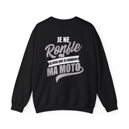 Je ne ronfle pas, je rêve que je conduis ma moto