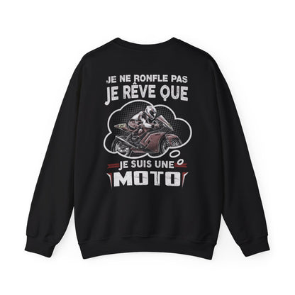 Je ne ronfle pas, je rêve que je suis une moto