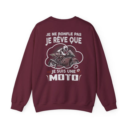 Je ne ronfle pas, je rêve que je suis une moto