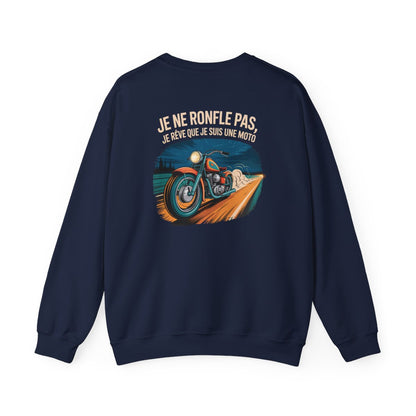 Je ne ronfle pas, je rêve que je suis une moto