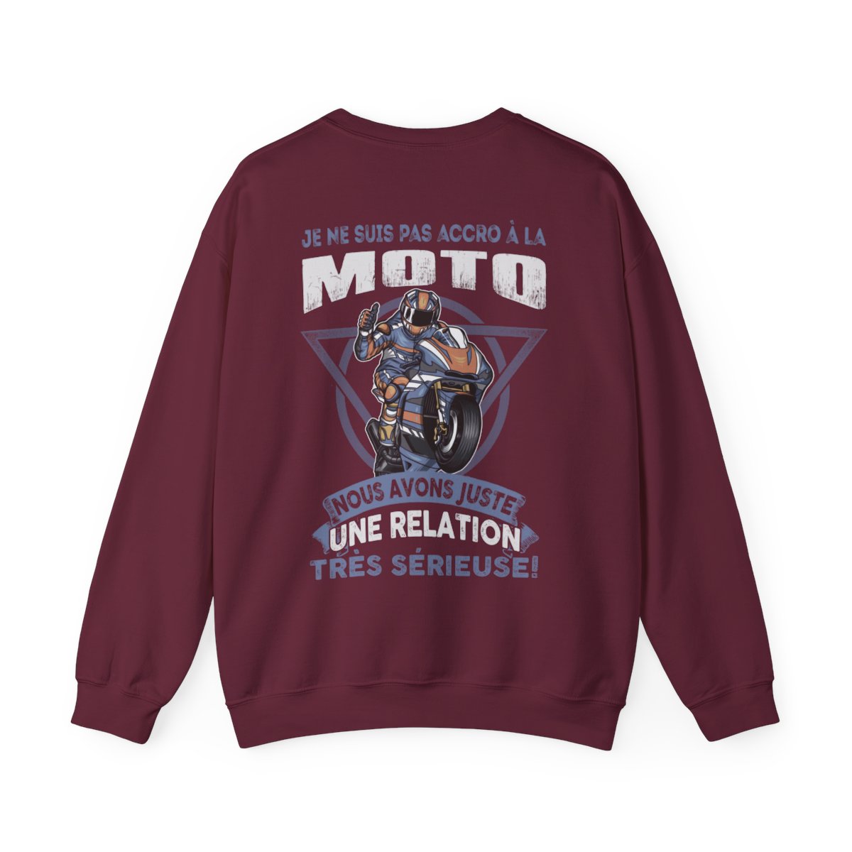 Je ne suis pas accro à ma moto, nous avons juste une relation très sérieuse