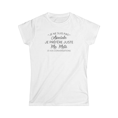 Je ne suis pas asociale je préfère juste ma moto à vos conversations