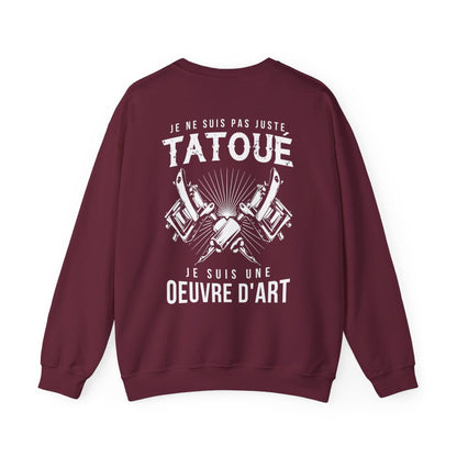 Je ne suis pas juste tatoué, je suis une oeuvre d'art