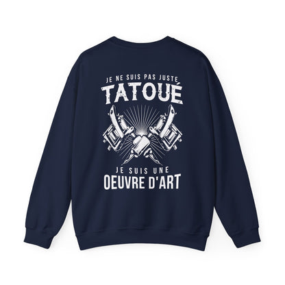 Je ne suis pas juste tatoué, je suis une oeuvre d'art