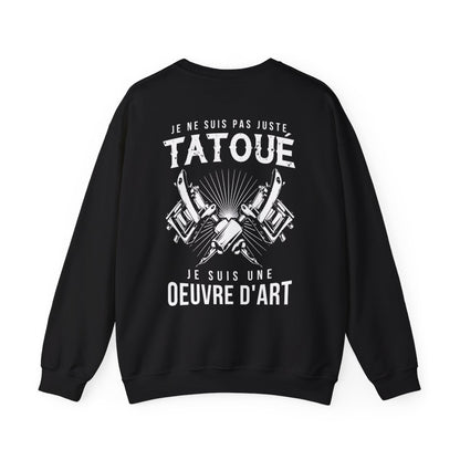 Je ne suis pas juste tatoué, je suis une oeuvre d'art