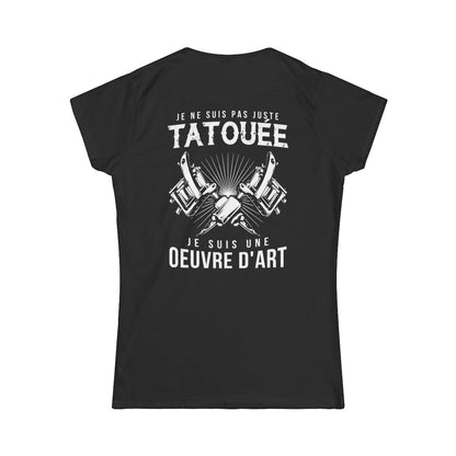 Je ne suis pas juste tatouée je suis une oeuvre d'art