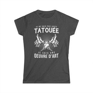 Je ne suis pas juste tatouée je suis une oeuvre d'art