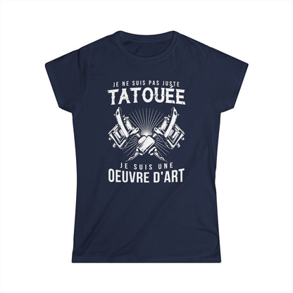 Je ne suis pas juste tatouée je suis une oeuvre d'art