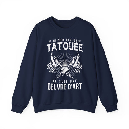 Je ne suis pas juste tatouée je suis une oeuvre d'art