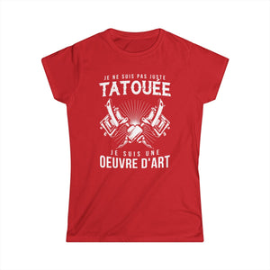 Je ne suis pas juste tatouée je suis une oeuvre d'art