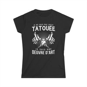 Je ne suis pas juste tatouée je suis une oeuvre d'art
