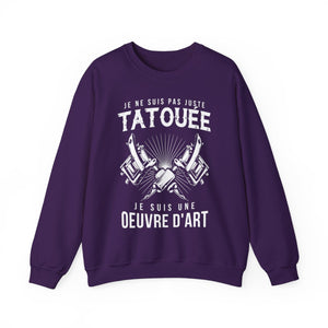 Je ne suis pas juste tatouée je suis une oeuvre d'art