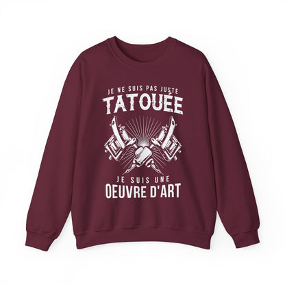 Je ne suis pas juste tatouée je suis une oeuvre d'art