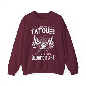 Je ne suis pas juste tatouée je suis une oeuvre d'art