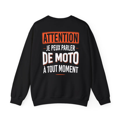 Je peux parler de moto à tout moment