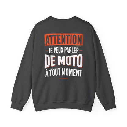 Je peux parler de moto à tout moment