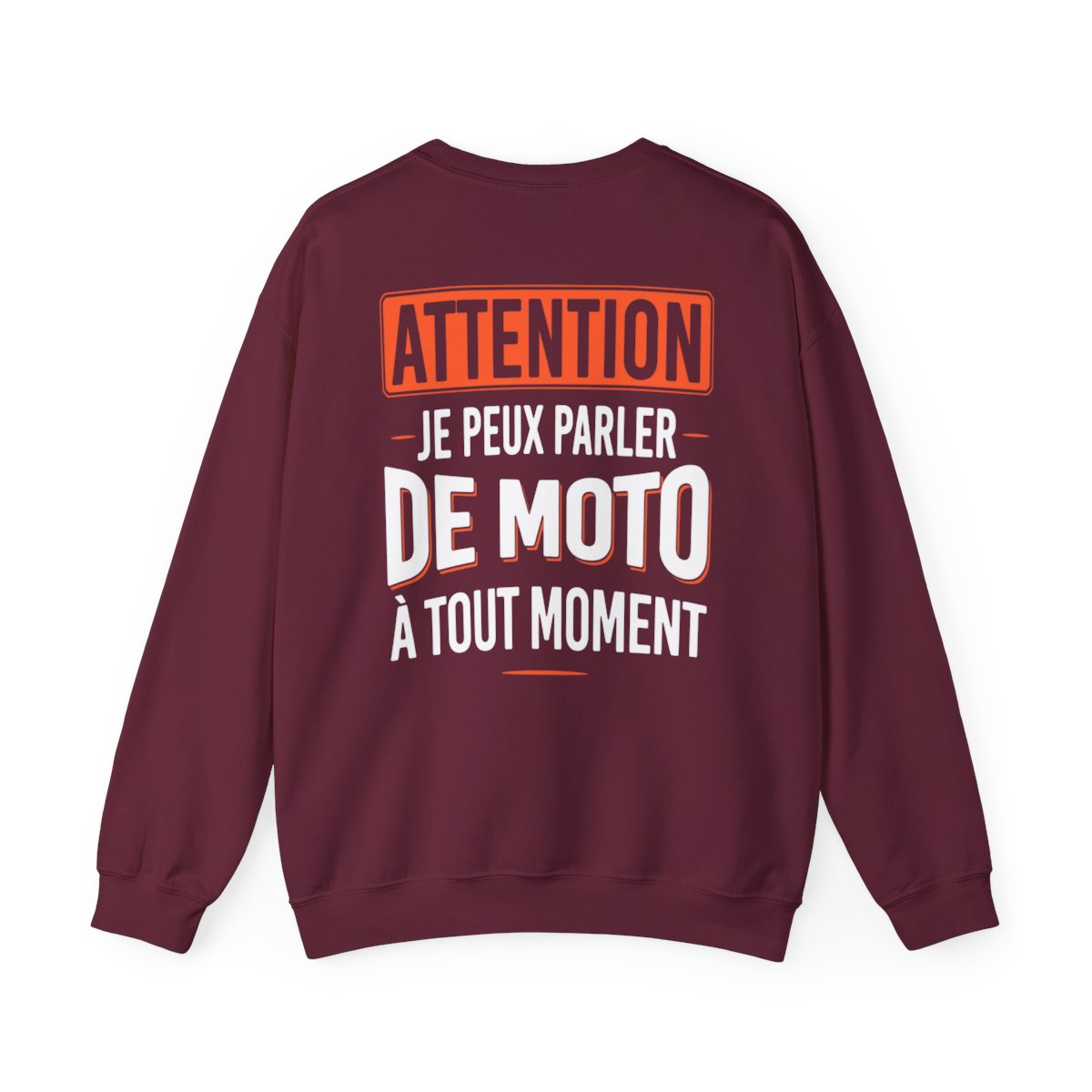 Je peux parler de moto à tout moment