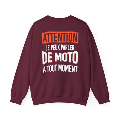Je peux parler de moto à tout moment