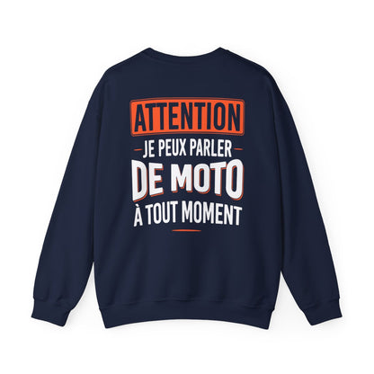 Je peux parler de moto à tout moment