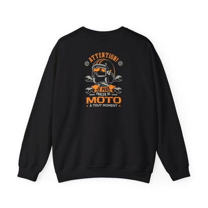 Je peux parler de moto à tout monment