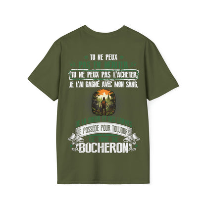 Je possède pour toujours le titre de Bûcheron