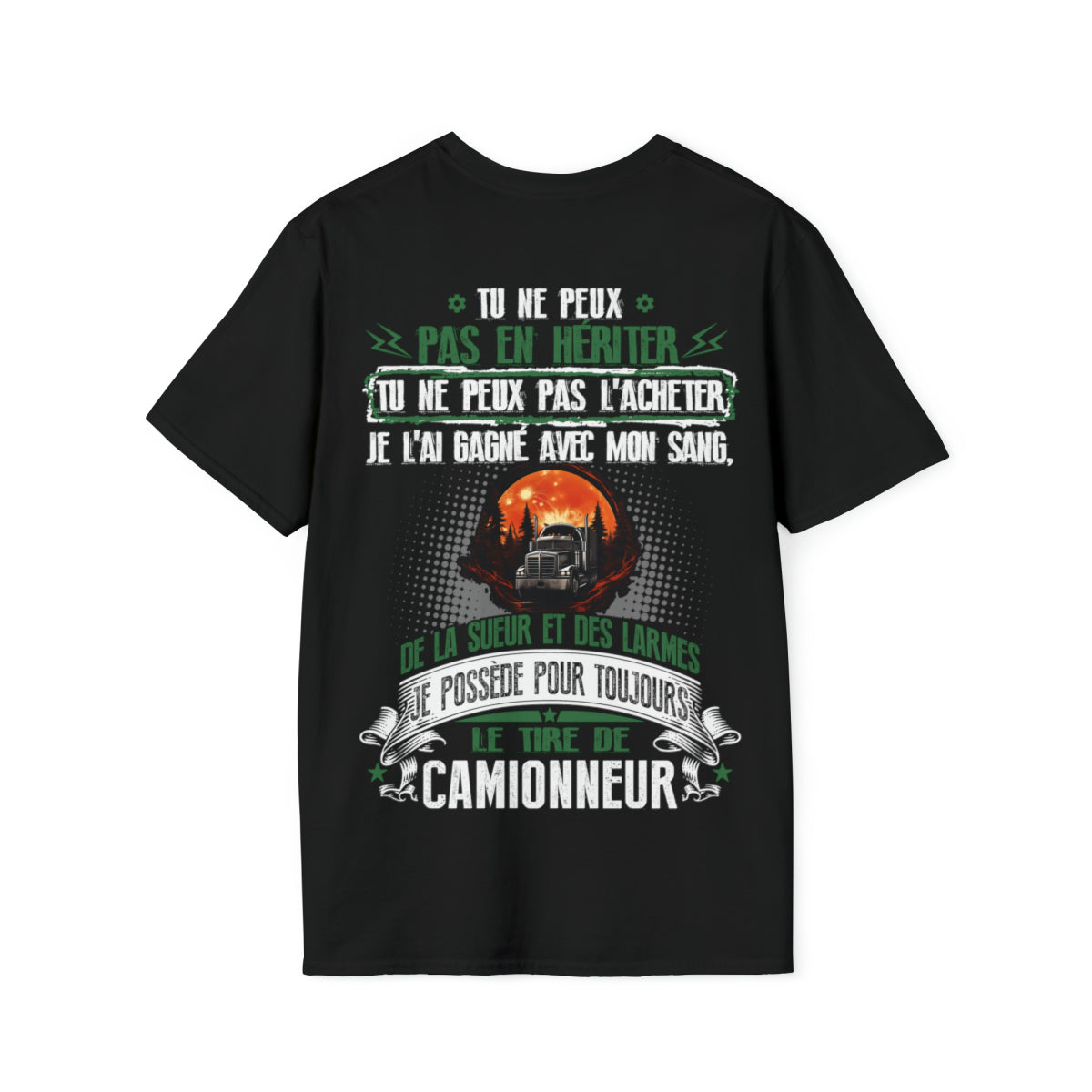 Je possède pour toujours le titre de Camionneur