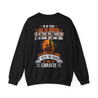 Je possède pour toujours le titre de Cariste