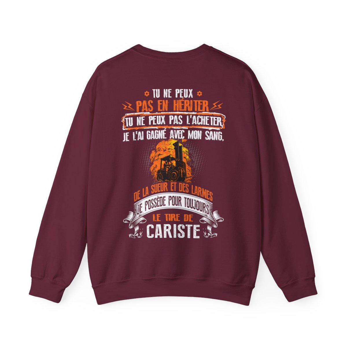 Je possède pour toujours le titre de Cariste