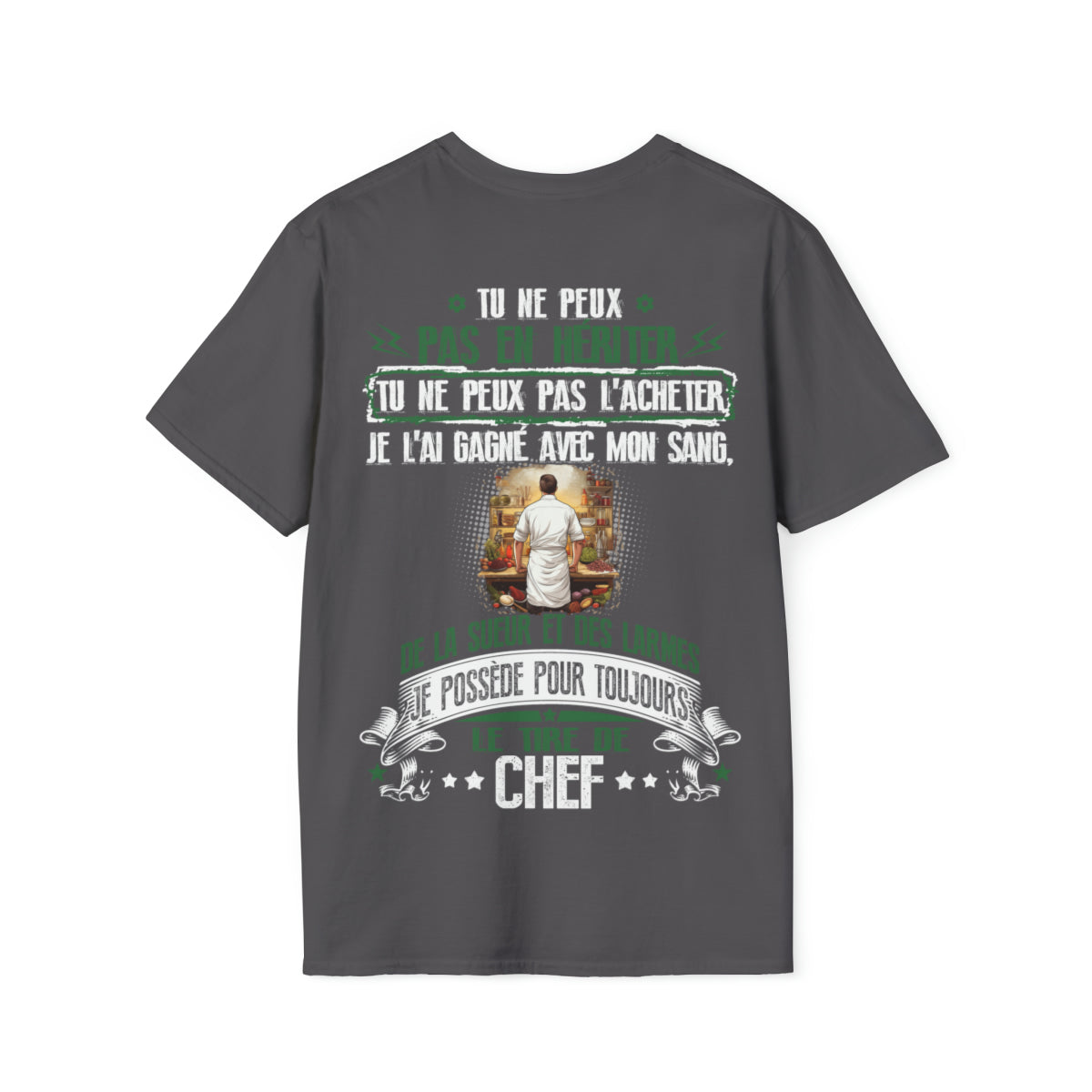Je possède pour toujours le titre de Chef