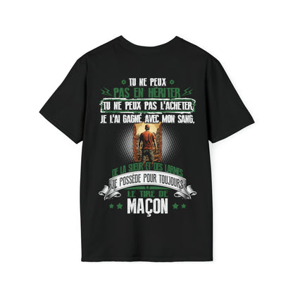 Je possède pour toujours le titre de Maçon